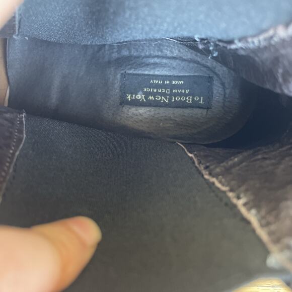 To Boot New York Men's Chelsea Boot Black Genuine Leather Made In Italy Size 13 - Picture 7 of 7